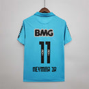 Camiseta retrô Neymar Santos azul