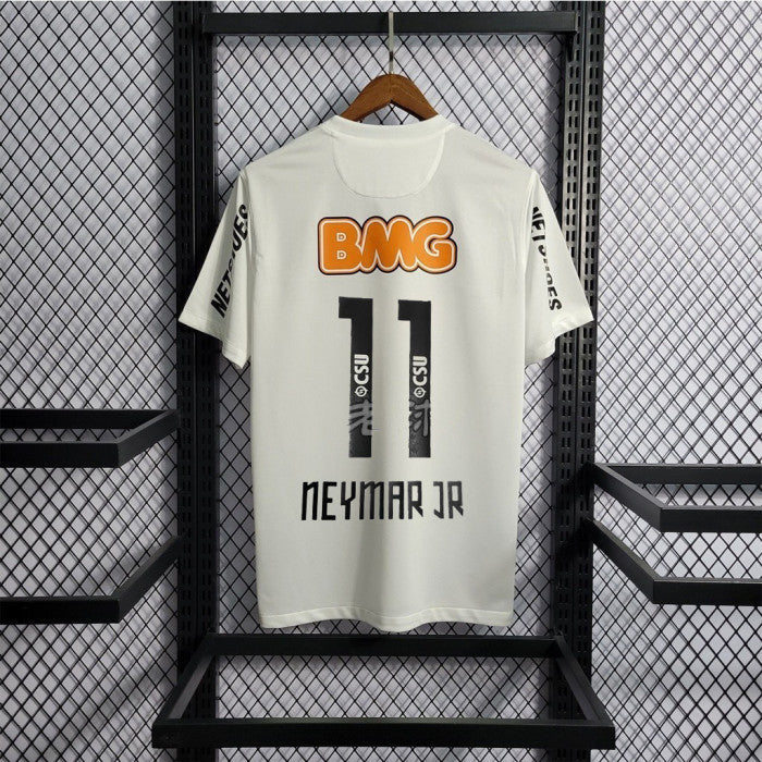 Camiseta Santos retrô Neymar branca